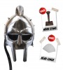 BNDL17 - Spiked Maximus Helmet (IR80649L) + Head Liner (IR 8050A) + Stand (IR 8050)